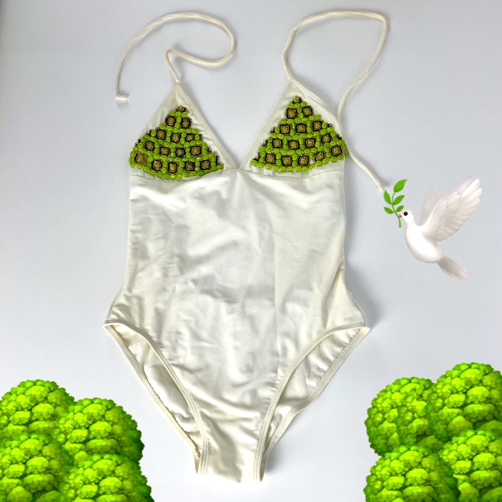 🌳🕊️INCA embroidery swimsuit